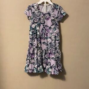 Knitworks Black Flutter Sleeve Casual Sundress